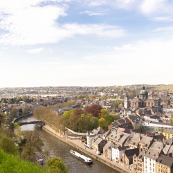 La Sambre et Namur, vues de la citadelle